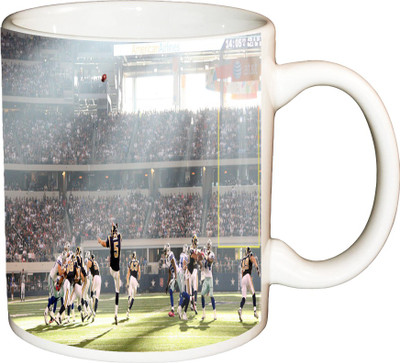 

ShopBuzz Play Ground Printed Coffee Ceramic Mug(350 ml), Multicolor