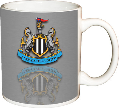

ShopBuzz New Castle United Printed Coffee Ceramic Mug(350 ml), Multicolor