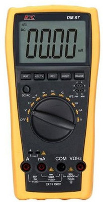

HTC DM-97 AC Voltage Range 0.1mV to 750V Digital Multimeter(4000 Counts)
