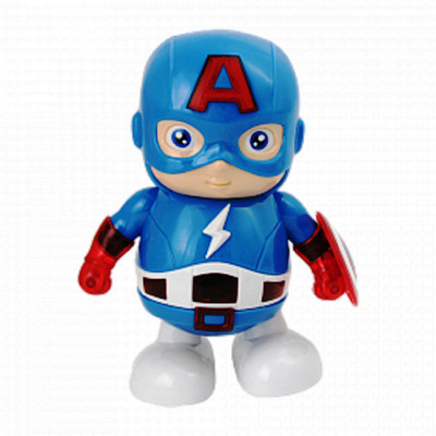 

Royle Katoch Captain America "Hero Dancing Team Leader" With Music & Light(Blue, Red, White)
