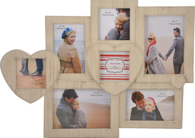 

EZ Life Acrylic Photo Frame(Multicolor, 7 Photos)