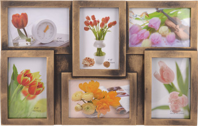 

EZ Life Acrylic Photo Frame(Multicolor, 6 Photos)