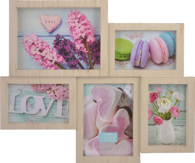 

EZ Life Acrylic Photo Frame(Multicolor, 5 Photos)