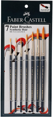 FABER-CASTELL Paint Brush set Pack of 7(Blue)
