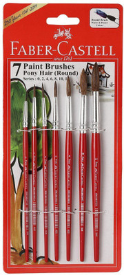 

Faber-Castell Pony Round Paint Brush(Red)