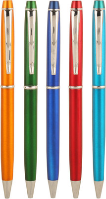 

Giftvenue Five Color Exclusive Ball Point Pens Pen Gift Set(Pack of 5)