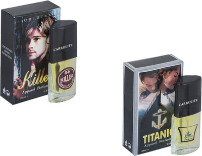 

Carrolite Set of 2 Killer-Titanic Perfume Eau de Parfum - 20 ml(For Men & Women)