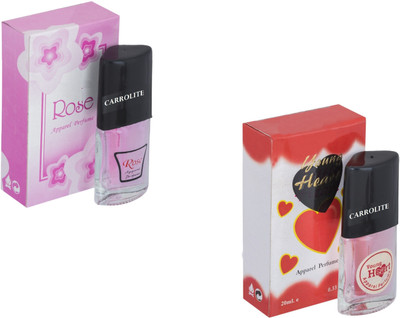 

Carrolite Set of 2 Younge Heart Red-Rose Perfume Eau de Parfum - 20 ml(For Men & Women)