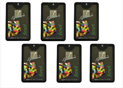 

TFZ Feel Pocket Perfume 6 Pieces (Each Pcs 300 Sprays) Perfume - 120 ml(For Women)