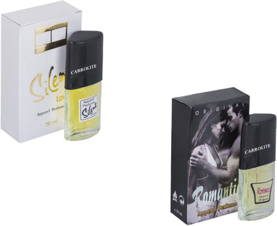 

Carrolite Set of 2 Romantic-Silent Love Perfume Eau de Parfum - 20 ml(For Men & Women)