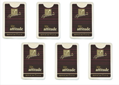 

TFZ My Attitude Pocket Perfume 6 Pieces (Each Pcs 300 Sprays) Eau de Parfum - 120 ml(For Men & Women)