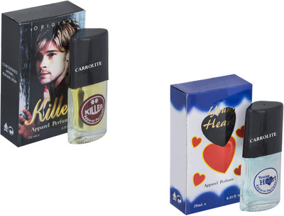 

Carrolite Set of 2 Killer-Younge Heart Blue Perfume Eau de Parfum - 20 ml(For Men & Women)