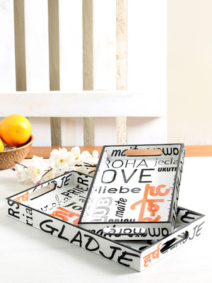 

RANGRAGE Trays Tray Set(Pack of 2)