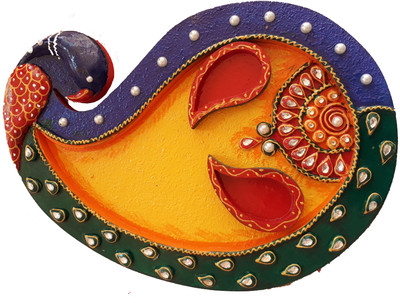 

TASTYCRAFT POOJA THALI Wooden(1 Pieces, Multicolor)