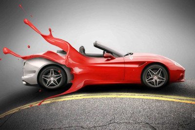 

modern art with car Fine Art Print(12 inch X 18 inch)