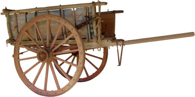 

cart vintage poster Fine Art Print(7 inch X 13 inch)