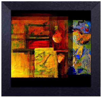 

coloured patterns Canvas Art(13.5 inch X 13.5 inch, Framed)
