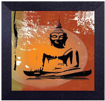 

gautam buddha peaceful and calm Canvas Art(13.5 inch X 13.5 inch, Framed)