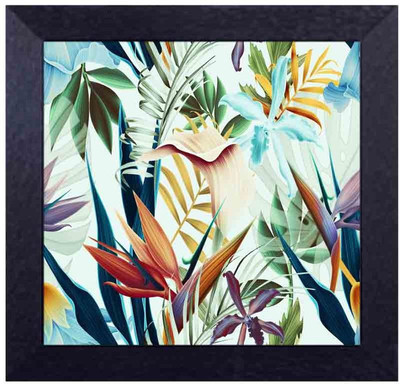 

floral pattern Canvas Art(13.5 inch X 13.5 inch, Framed)