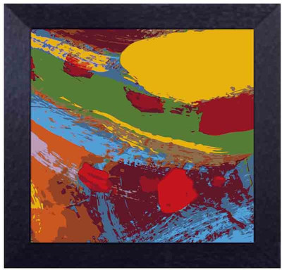 

random colours Canvas Art(13.5 inch X 13.5 inch, Framed)