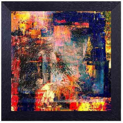

abstract multicoloured Photographic Paper(14 inch X 14 inch, Framed)