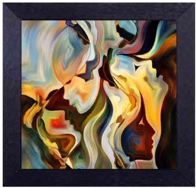 

impressions of women Canvas Art(13.5 inch X 13.5 inch, Framed)