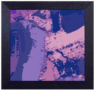 

purple and mauve Canvas Art(13.5 inch X 13.5 inch, Framed)