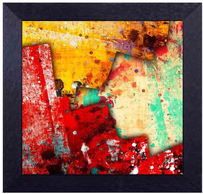 

abstract painting Canvas Art(13.5 inch X 13.5 inch, Framed)