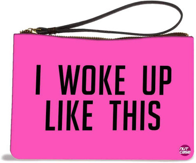 

Nutcaseshop I Woke Up Like This Pouch(Multicolor)