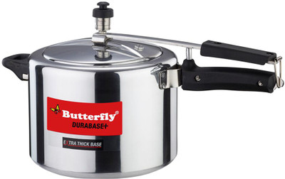 

Butterfly Durabase Plus 5 L Induction Bottom Pressure Cooker(Aluminium)