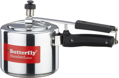 

Butterfly Standard Plus 2 L Induction Bottom Pressure Cooker(Aluminium)