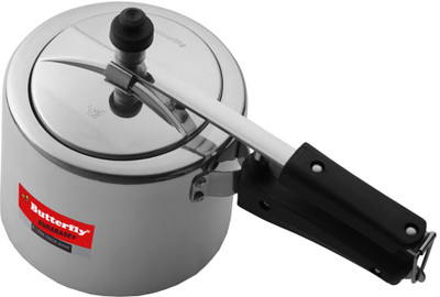 

Butterfly Durabase Plus 2 L Induction Bottom Pressure Cooker(Aluminium)