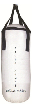 

FACTO POWER ONLINE SERIES 4.0 FEET LONG, CANVAS MATERIAL, WHITE COLOR, UNFILLED WITH HANGING STRAPS Hanging Bag(4.0, 42 kg)