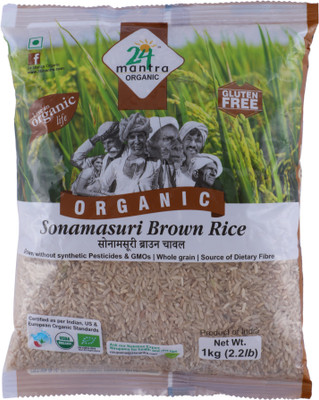 

24 Mantra Organic Brown Sona Masoori Rice(1 kg)