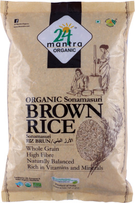 

24 Mantra Organic Brown Sona Masoori Rice(2 kg)