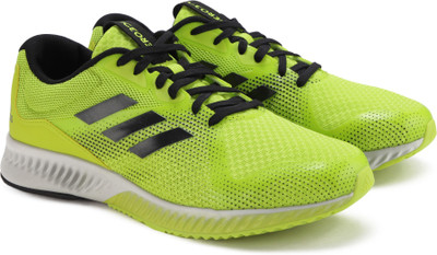 

ADIDAS AEROBOUNCE RACER M Running Shoes For Men(Green, Sesoye/cblack/gretwo