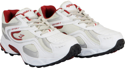 

Sparx Men's Running Shoes For Men(White, White maroon