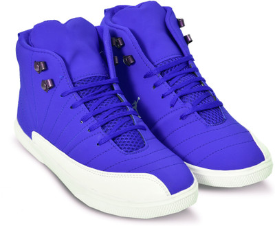 

High Fly Men's Synthetic Stylish Casual Shoes, Dancing Shoes, Party Wear Sneakers (-10) Sneakers For Men(Blue