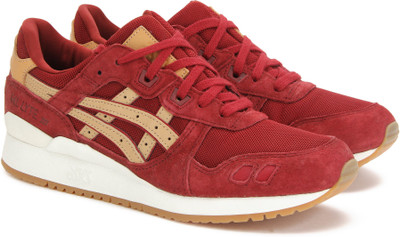 

Asics TIGER GEL-LYTE III Sneakers For Men(Red, Beige, 2671