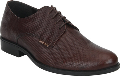 

Red Tape Men Leather Formal Derby For Men(Brown