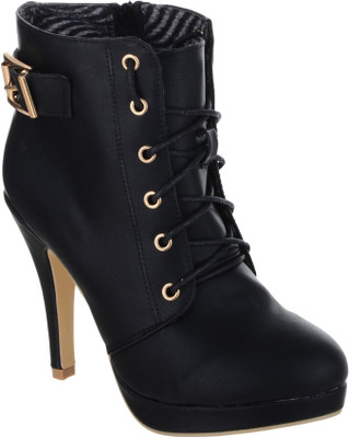 

SHERRIF SHOES Boots For Women(Black