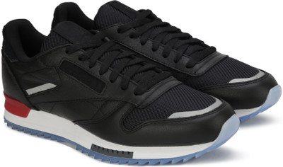 

REEBOK CL LEATHER RIPPLE LOW BP Sneakers For Men(Black, Black/white/red/dust-ice
