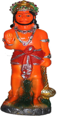 

JaisBoy Big Statue Lord Hanuman Showpiece (34cmx10cm) Decorative Showpiece - 34 cm(Polyresin, Polyester, Orange, Red)