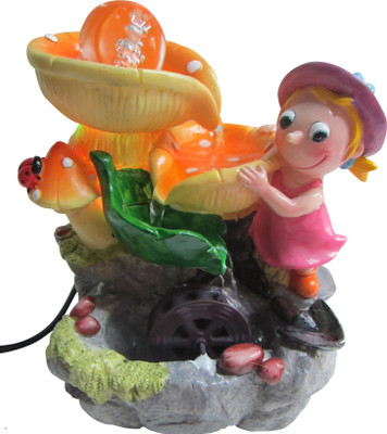 

Ez-life EZ Life Water Fountain Show Piece with Crystal Ball - Resin - Gardening Girl- multi color Decorative Showpiece - 12.5 cm(Stoneware, Multicolor)