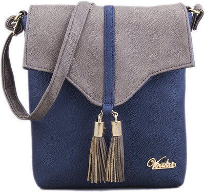 

voaka Women Casual Grey PU Sling Bag