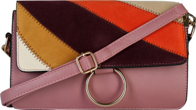 

Busta Women Evening/Party Multicolor Leatherette Sling Bag