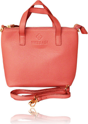 

Toys factory Girls Casual Pink Leatherette Sling Bag