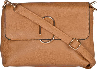 

Bagberry Women Casual Tan PU Sling Bag