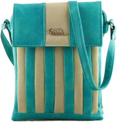 

VOAKA Women Casual Green PU Sling Bag