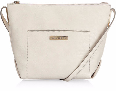

Caprese Women Casual White Leatherette Sling Bag